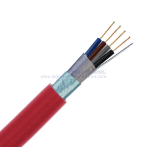 Cable de alarma contra incendios FPLR 4 × 1