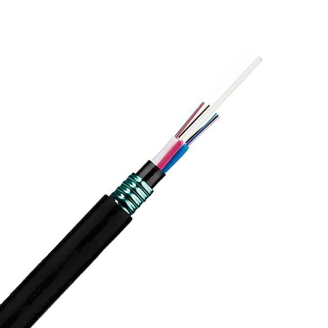 Chaqueta doble / Armadura simple Distribución en interiores Cable de fibra óptica FPR Dieléctrico de fuerza menber retardante de llama PE GJFZY53-FR